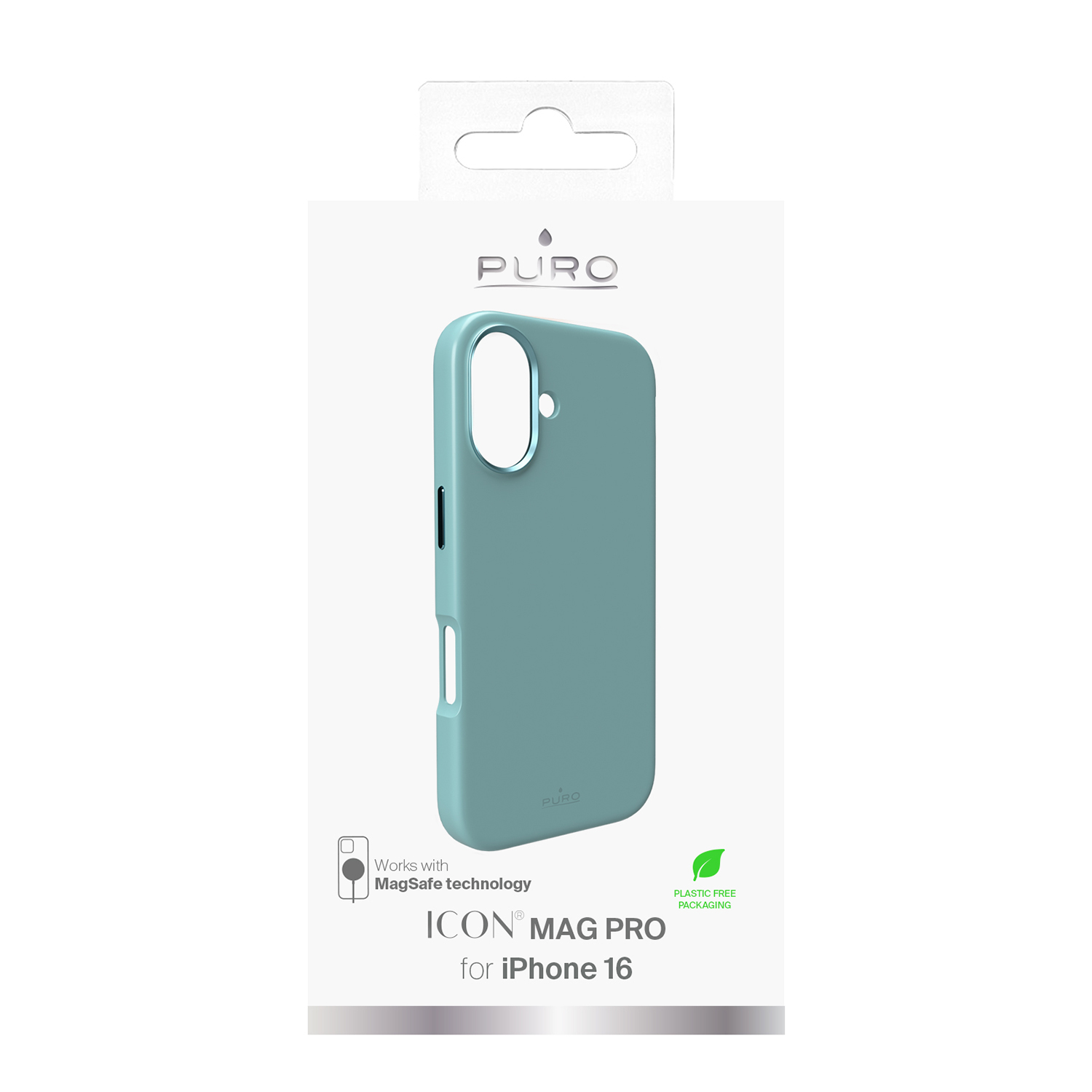 NALIA STORMGUARD Custodia Magnetica Per IPhone 16 Pro Max - Outdoor Con Anello 360° Piatto E Compatibilità MagSafe (Verde Titanio)