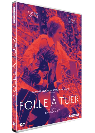 Couverture DVD du film Folle à Tuer, avec une femme en rouge et un homme dans un champ.