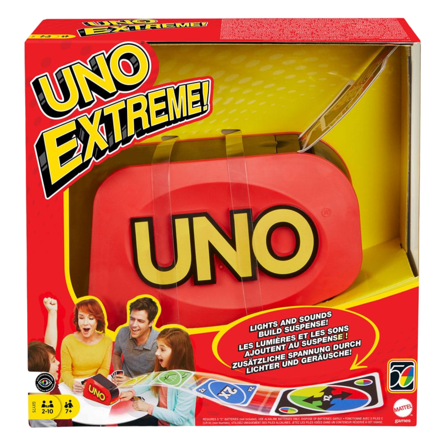 Mattel Uno Extreme! Kaartspel afbeelding