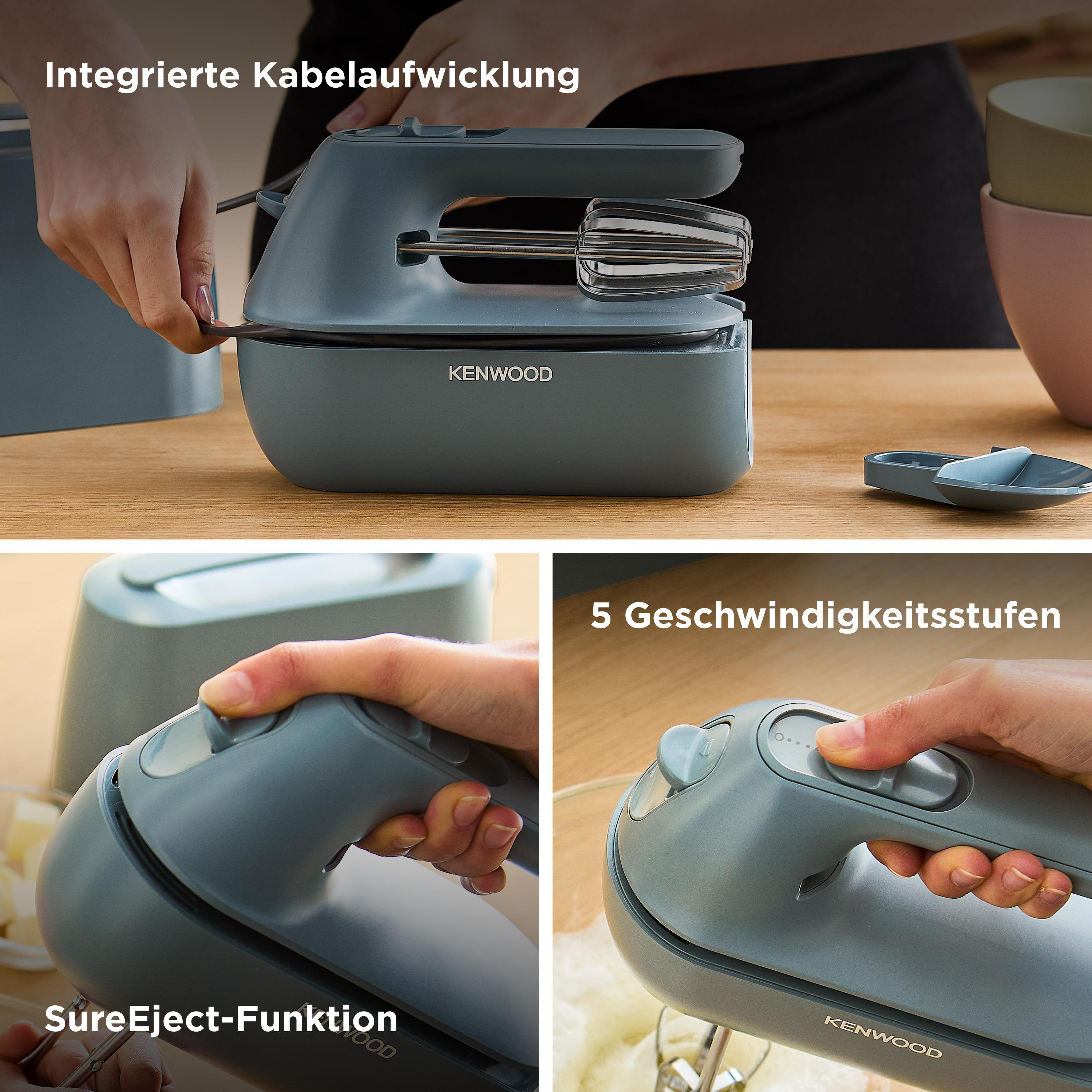 Handmixer mit Kabelaufwicklung, Geschwindigkeitseinstellungen und SureEject.