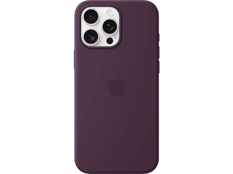Apple Silicone Case met MagSafe voor iPhone 16 Pro Max Pruim