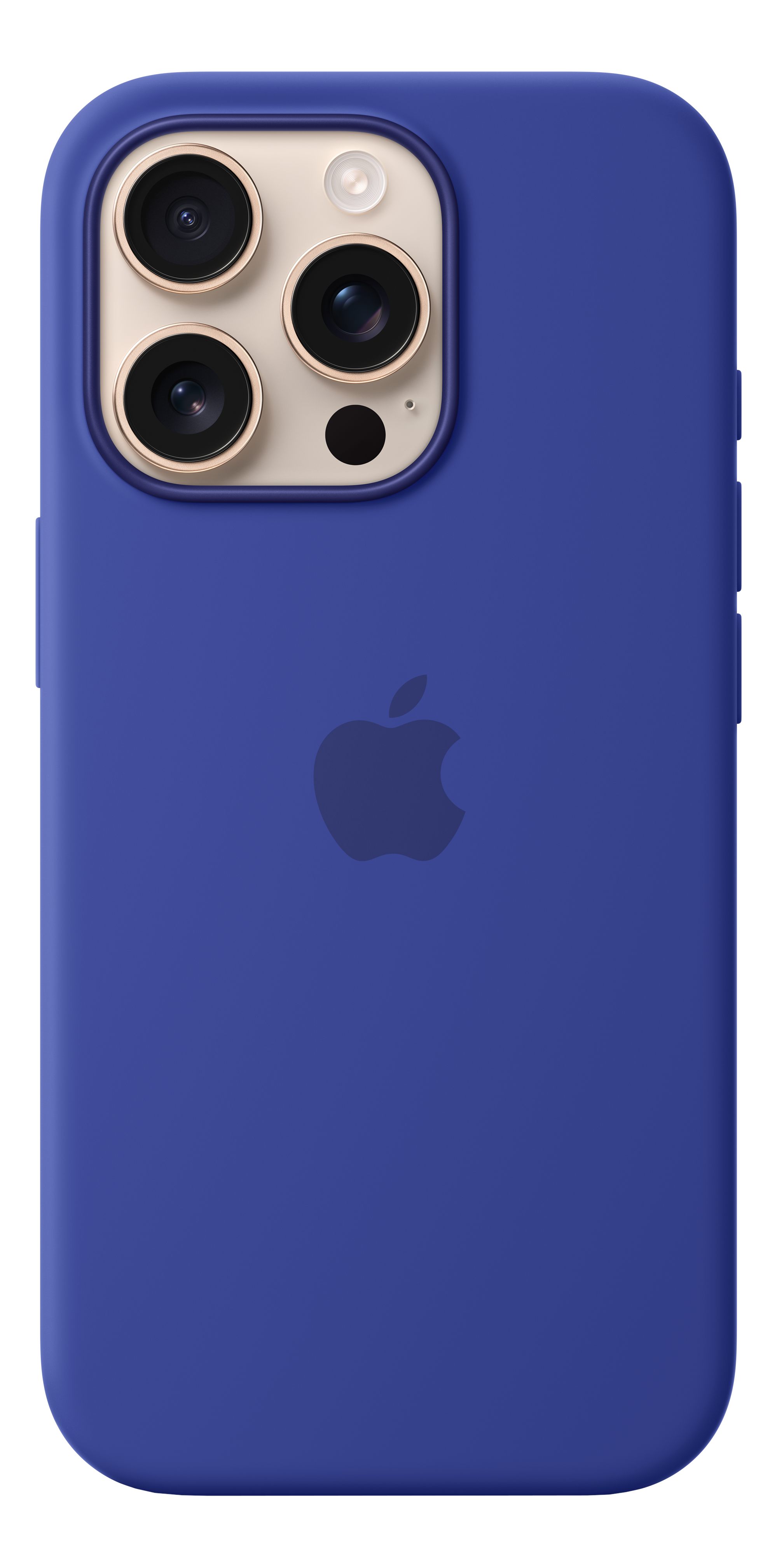 APPLE Coque en silicone avec MagSafe, Coque arrière, Apple, iPhone 16 Pro, Ultramarine