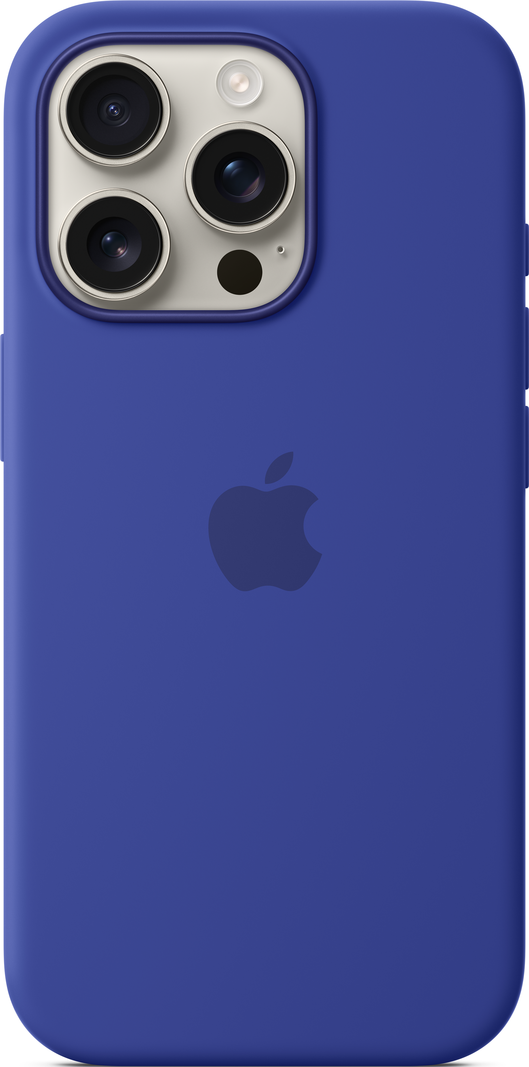 APPLE Coque en silicone avec MagSafe, Coque arrière, Apple, iPhone 16 Pro, Ultramarine