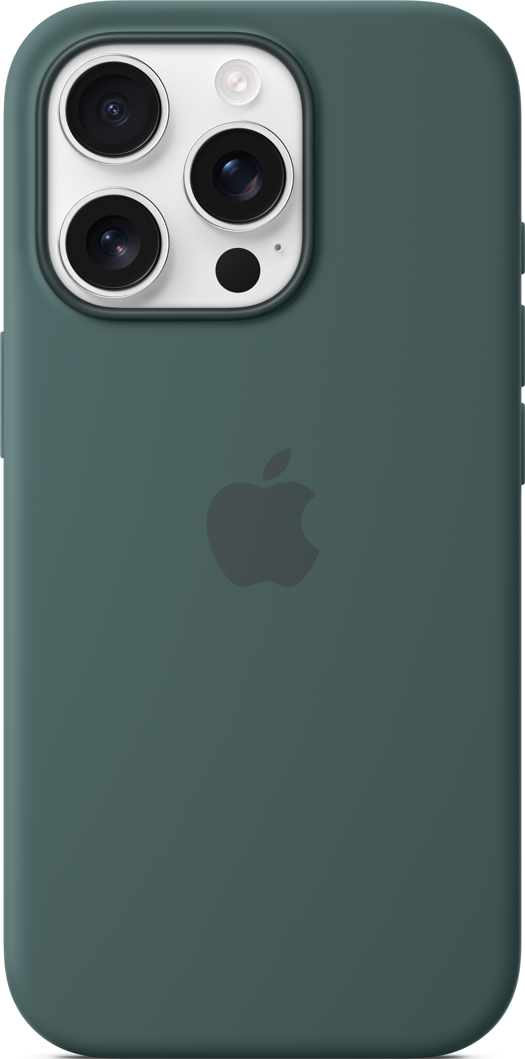 APPLE Coque en silicone avec MagSafe, Coque arrière, Apple, iPhone 16 Pro, Lake Green