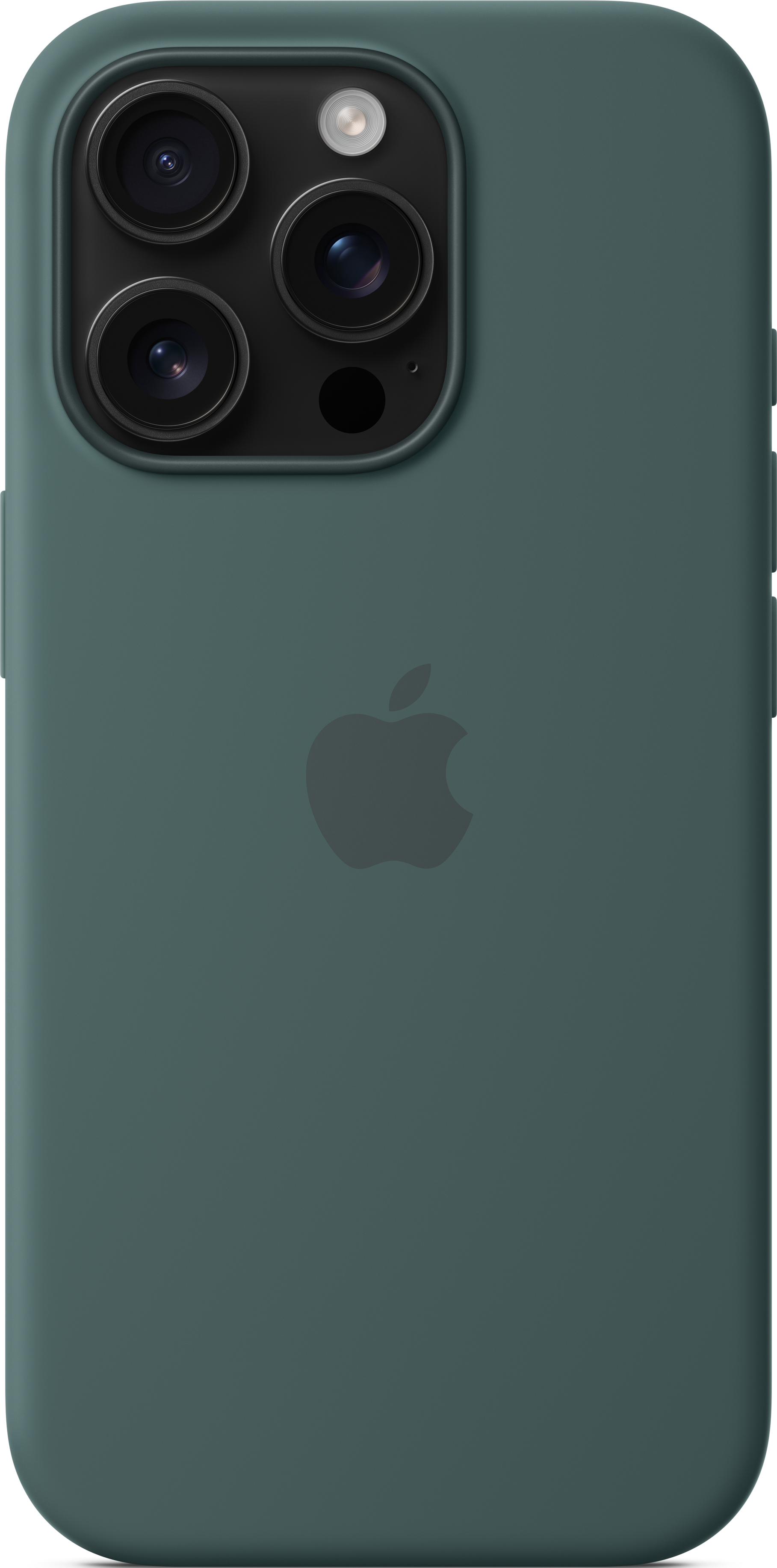 APPLE Coque en silicone avec MagSafe, Coque arrière, Apple, iPhone 16 Pro, Lake Green