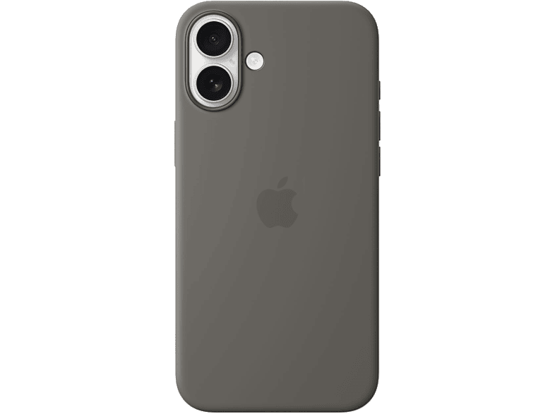 Apple Coque en silicone avec MagSafe pour iPhone 16 Plus Gris Pierre