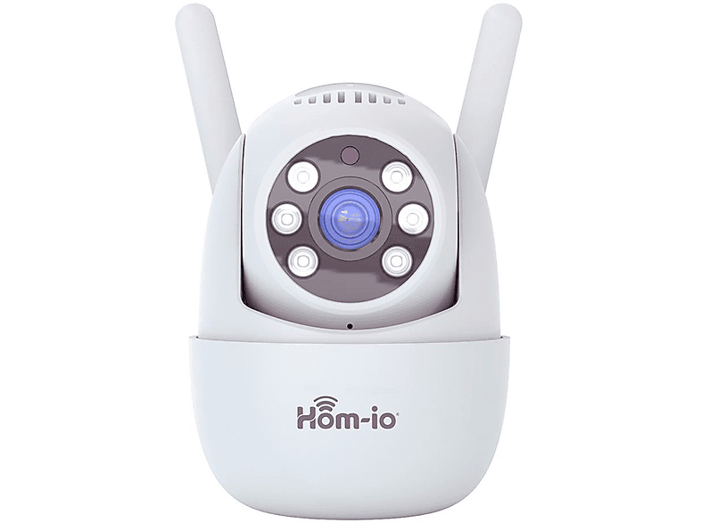 Telecamera Wi-Fi 4MP Full HD Smart Life, Visione Notturna 10m, Audio Bidirezionale, Allarme In Tempo Reale, Bianca