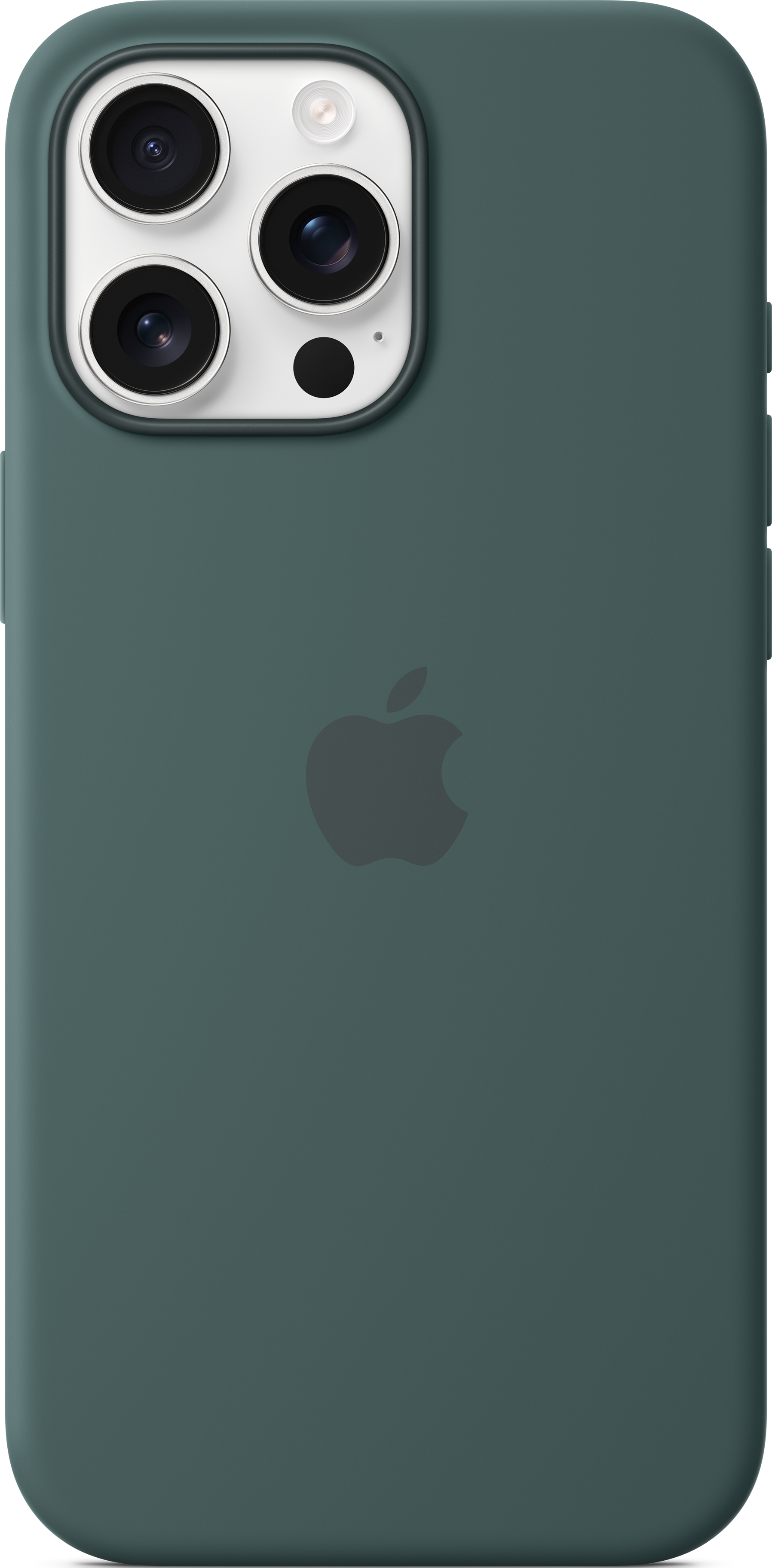 APPLE Coque en silicone avec MagSafe, Manches, Apple, iPhone 16 Pro Max, Lake Green