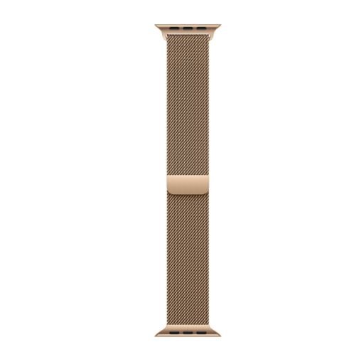 Apple Milanese Loop 46mm S/M Smartwatch-band Goud