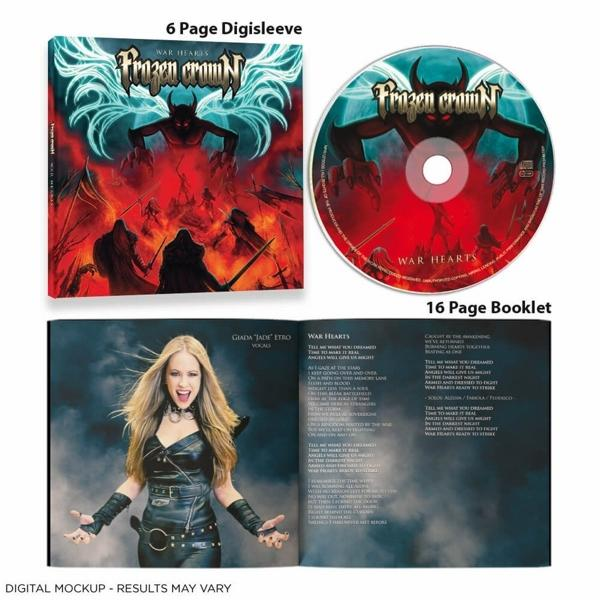 Coffret CD. Livret avec une femme en cuir, le CD et le boîtier sont également montrés.