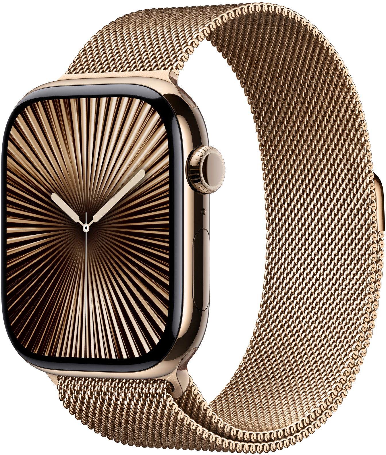 APPLE Cinturino in maglia milanese da 46 mm, Fascia da braccio, Apple, Oro