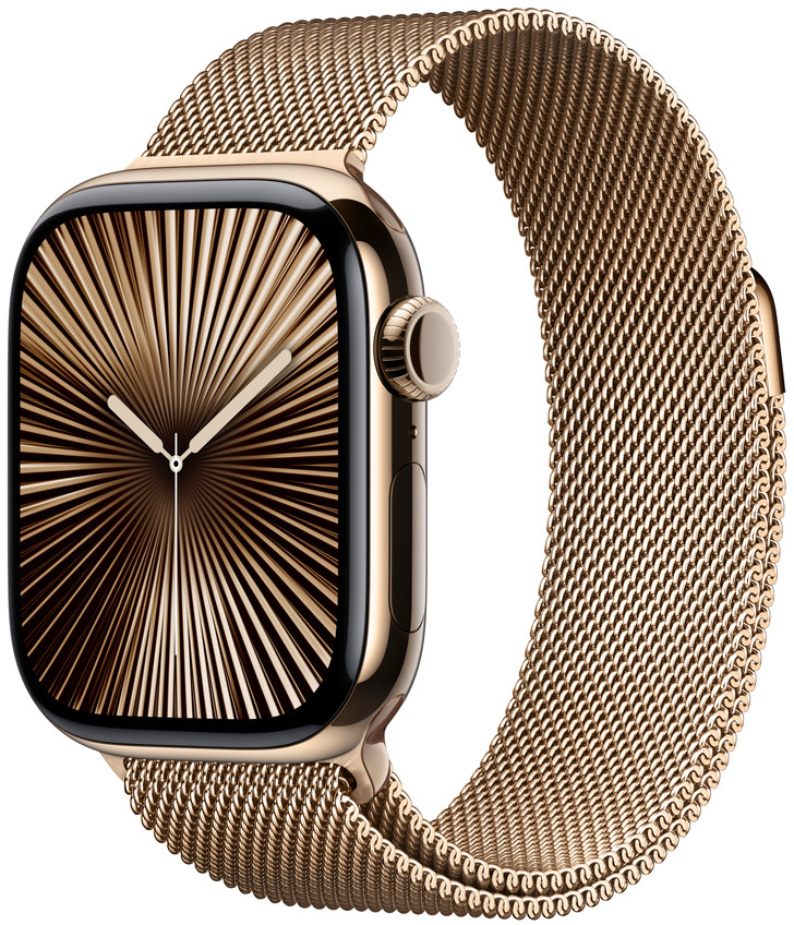 APPLE Milanais 42 mm, Bracelet, Apple, Or