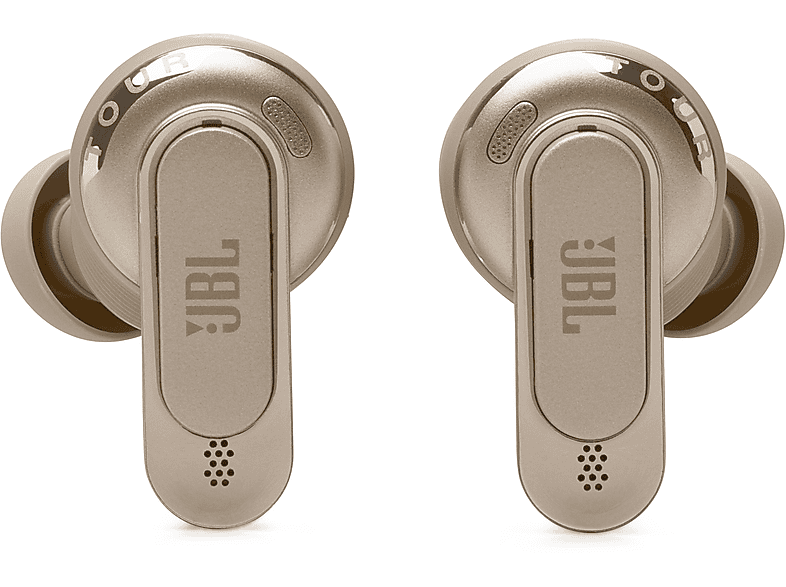 JBL TOUR PRO 3, TWS, mit intelligenter Ladebox Display, True Adaptive Noise-Cancelling 2.0, 44 Std. Musikwiedergabe, In-ear Kopfhörer Bluetooth Latte