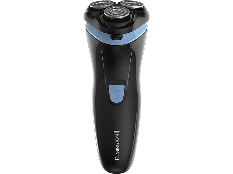 Remington R1000 Style Series Rotationsrasierer (Akkubetrieb, Schwarz/Blau, 3 Dual-Track-Schneidsystem)