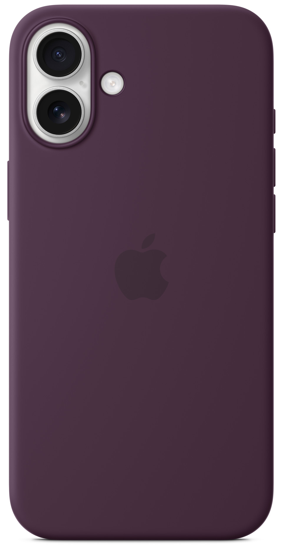 APPLE iPhone 16 Plus MagSafe-rögzítésű szilikontok, szilva (MYYD3ZM/A)