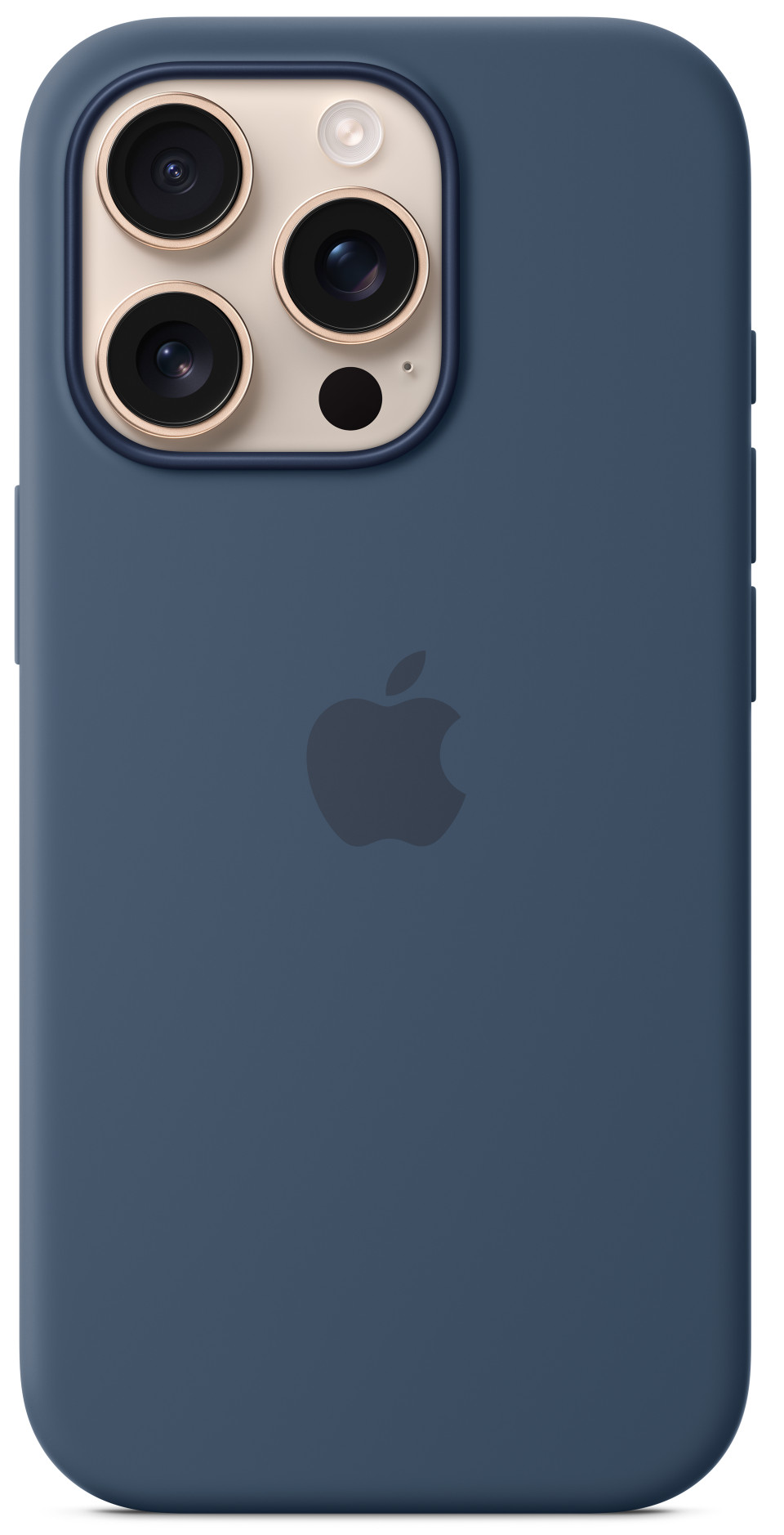 APPLE iPhone 16 Pro MagSafe-rögzítésű szilikontok, denimszínű (MYYK3ZM/A)