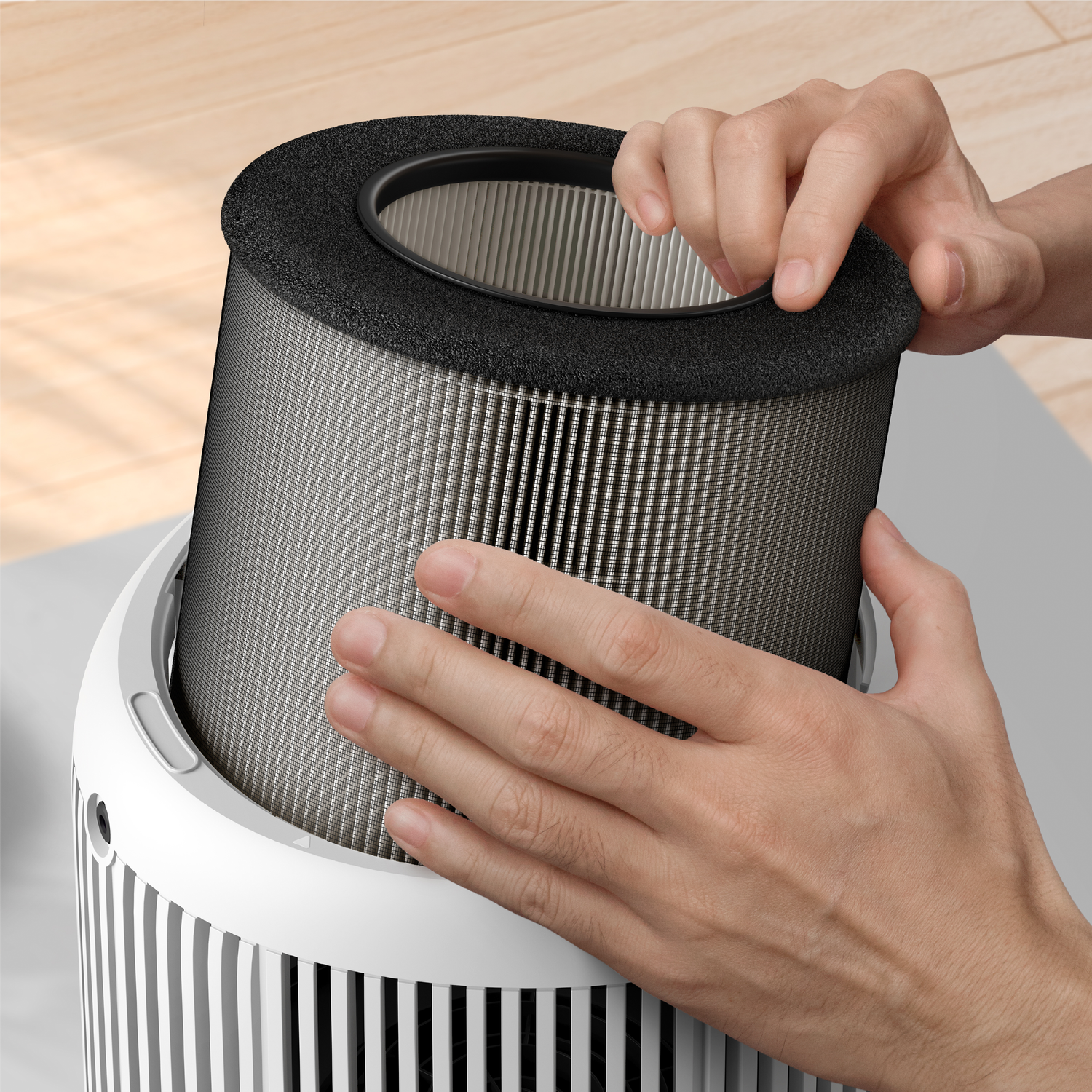 Philips Origineel Vervangingsfilter voor Luchtreiniger 600 Serie AC0650, AC0651, HEPA NanoProtect, 12 Maanden Levensduur (FY0611/30