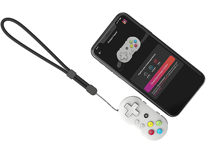 Thumbnail - CRKD 1151078 ATOM Controller f. Switch, PC, Mobile/Tablet, Smart TV Grau für Nintendo MAC, Android, iOS