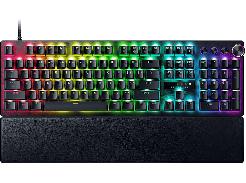 RAZER Huntsman V3 Pro, Gaming Tastatur, Opto-Mechanical, Razer Analog Optical, Kabelgebunden, Schwarz