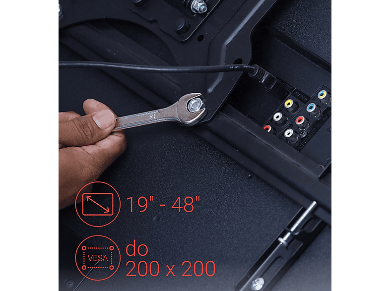 Hama Uchwyt LCD/LED vesa 200x200 48 cali – zdjęcie 2