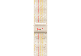 APPLE Watch 46 mm-es csillagfény-rózsaszín Nike sportpánt (MYJE3ZM/A)