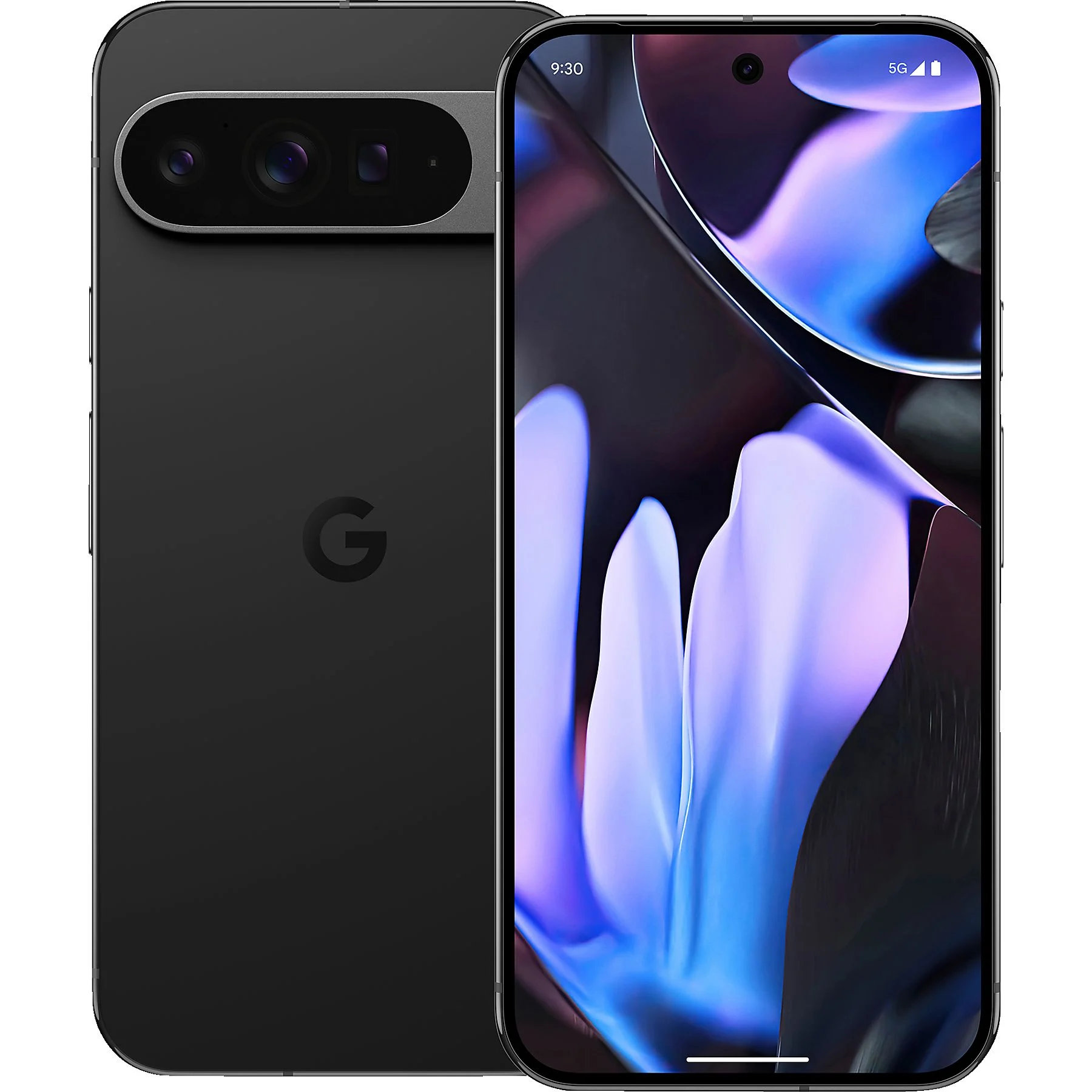 Czarny telefon Google Pixel z dwoma tylnymi aparatami.