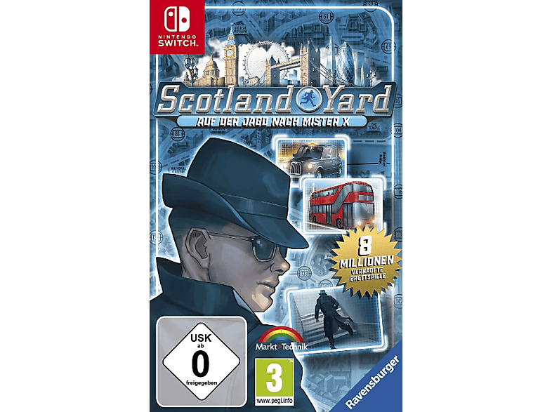 Scotland Yard - Auf der Suche nach Mister X - Nintendo Switch [Game card]