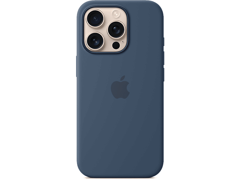 REACONDICIONADO Seminuevo Excelente Apple Funda de silicona con MagSafe para iPhone 16 Pro, Azul denim