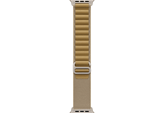 APPLE Watch 49 mm-es drapp Alpesi pánt – S – natúr titán (MXN13ZM/A)