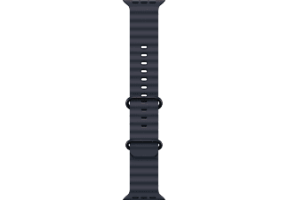 APPLE Watch 49 mm-es tengerészkék Óceán szíj – fekete titán (MYPA3ZM/A)