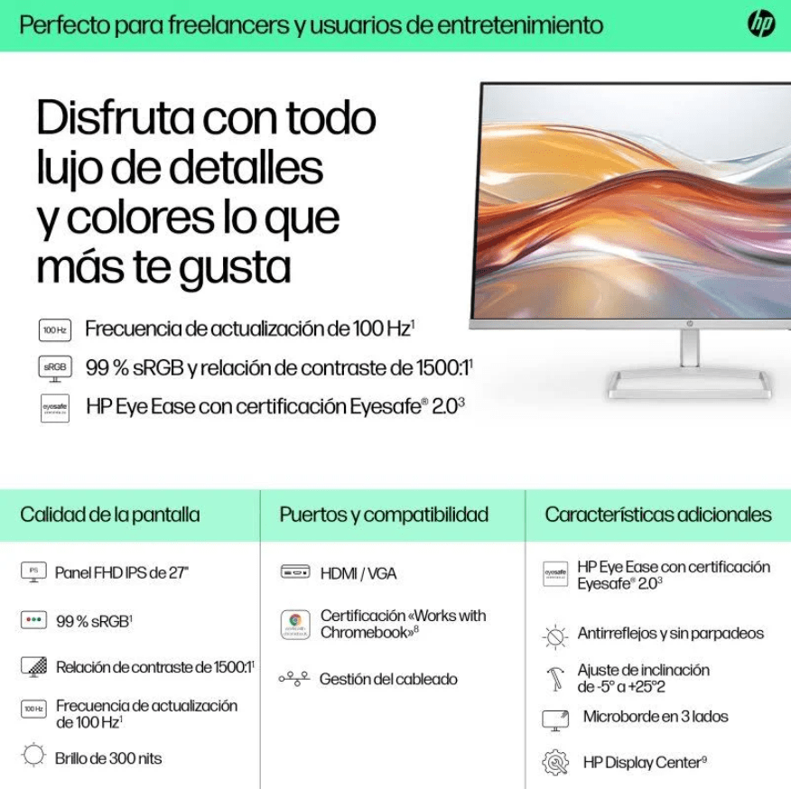 Un monitor con texto e iconos, con fondo blanco.