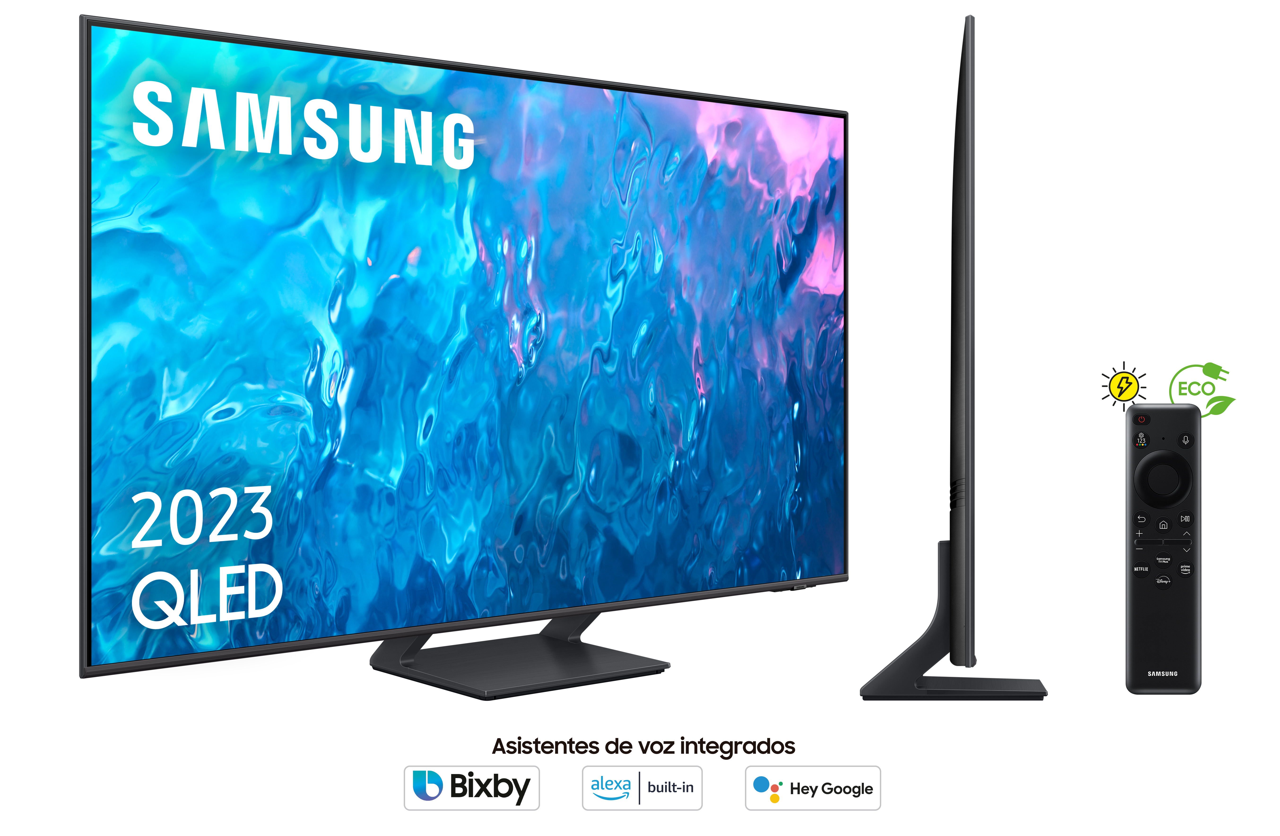 TV QLED 85" - Samsung QE85Q70CATXXH, UHD 4K, Quantum Processor 4K, Smart TV, DVB-T2 (H.265), Titan Gray