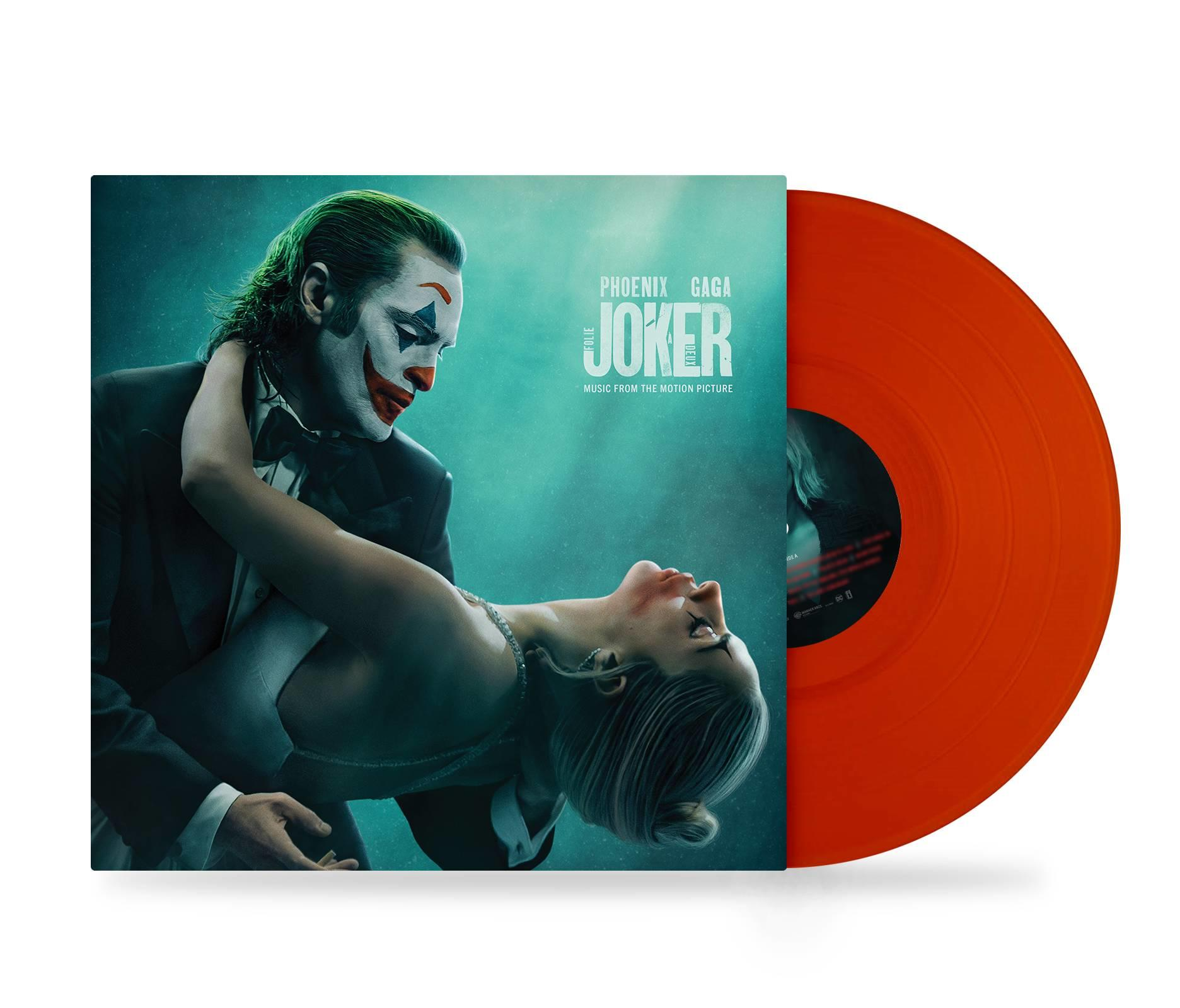 A 'Joker' filmzene albumborítója, Joaquin Phoenixszel és Lady Gagával.