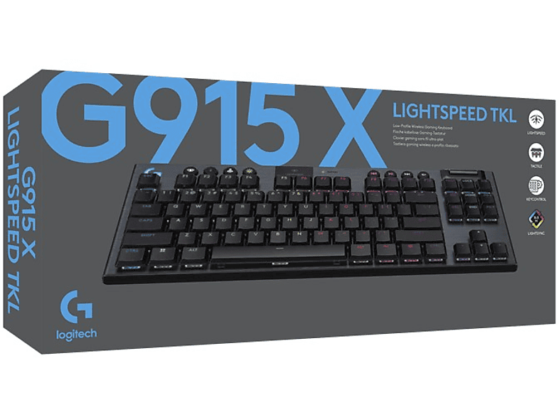 LOGITECH G G915 X Lightspeed Kablosuz Oyuncu Klavyesi (US Layout