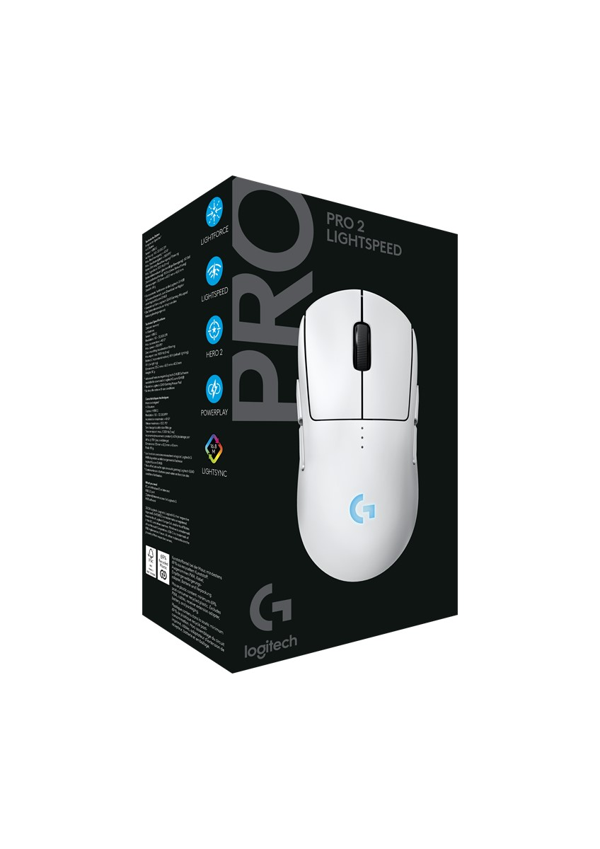 LOGITECH G Pro 2 Lightspeed Kablosuz Oyuncu Mouse Beyaz Fiyat