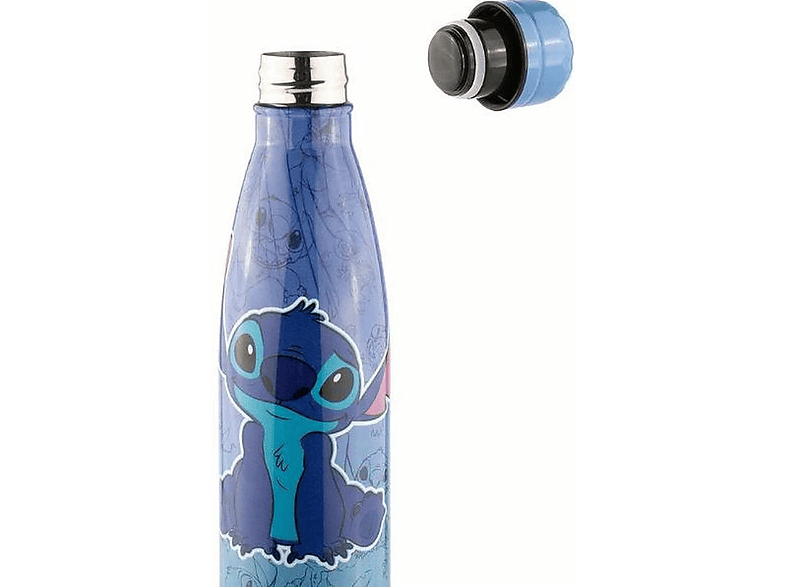 Butelka stalowa CORIEX Stitch Niebieski – zdjęcie 2