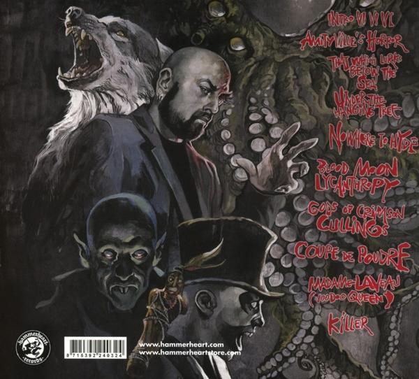 Albumcover mit Illustration von Figuren und Text.