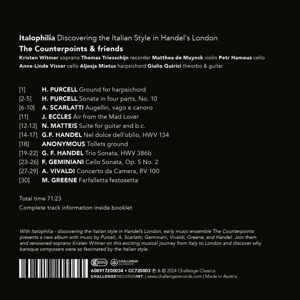 Albumcover mit Text, der die Titel und Künstler des Albums beschreibt.