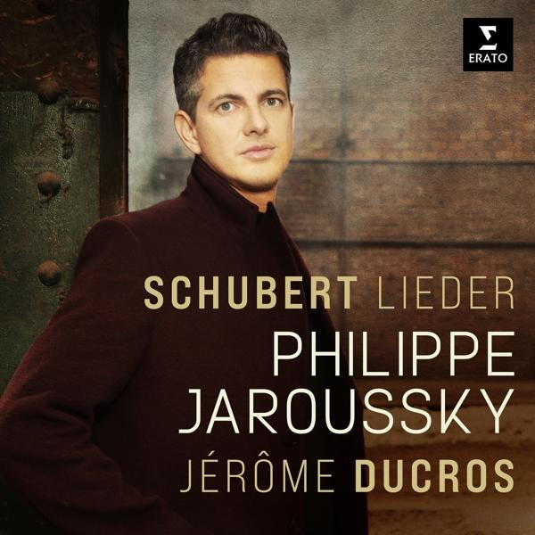 CD-Cover mit Schubert Lieder, Philippe Jaroussky und Jérôme Ducros.