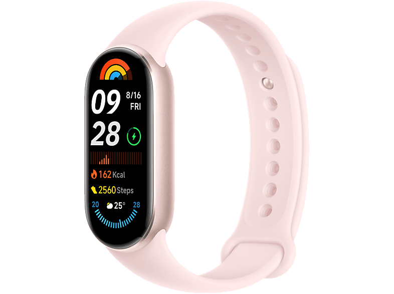 Pulsera de actividad Xiaomi Smart Band 9 1.62 AMOLED Bateria hasta 21 dias Modulo de monitorizacion de salud y entreno Rosa