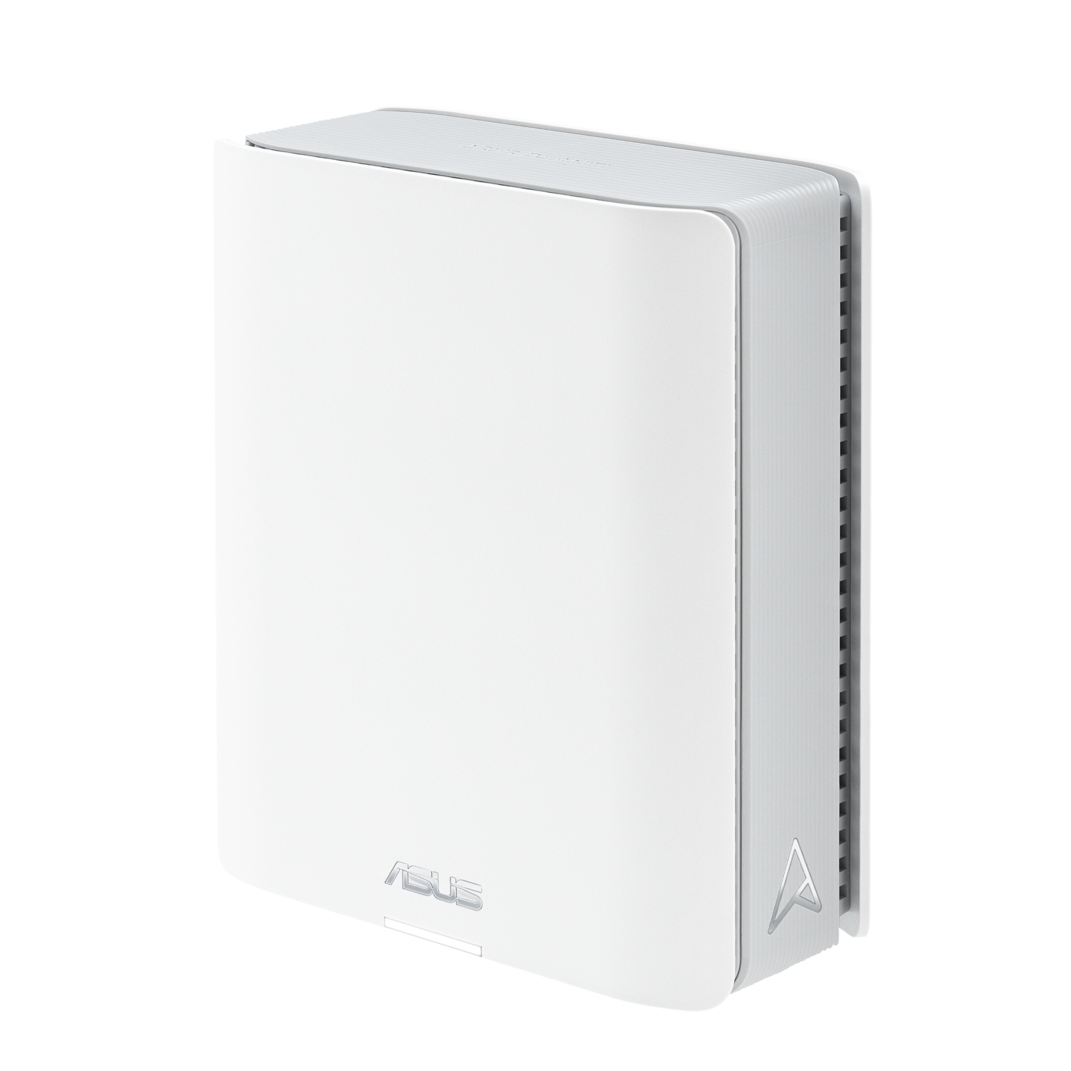 White rectangular ASUS device with the ASUS logo. The sides have vents.