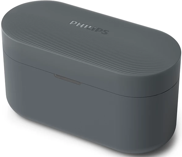 Szürke tok a Philips logóval a tetején.