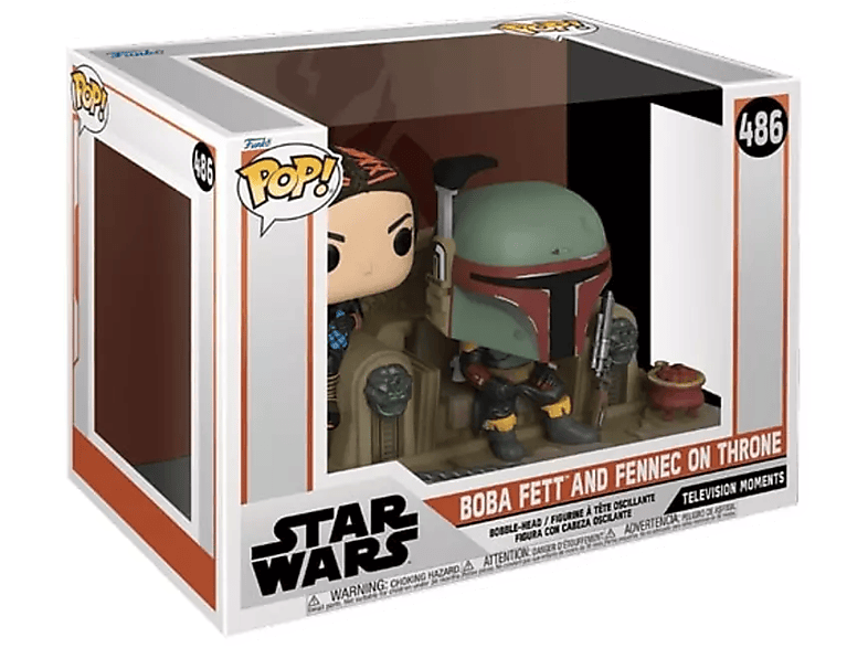 FUNKO POP Moment Star Wars: The Mandalorian - Boba Fett & Fennec Shand figura #486 (FU58391)