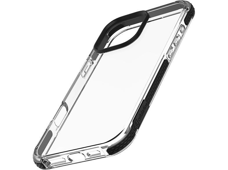 Cellularline Clear Strong Hülle Für IPhone 15 Pro Max – Transparent, Stoßfest, Kabellos Ladbar