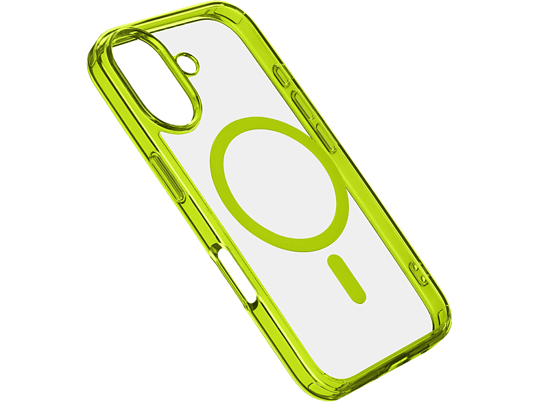 CELLULARLINE Iconic MS, Backcover, Apple, iPhone 16, Lime