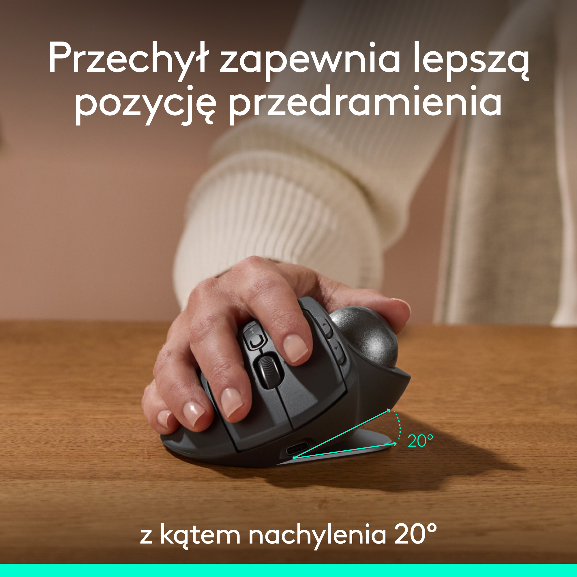 Mysz bezprzewodowa LOGITECH MX Ergo S | MediaMarkt