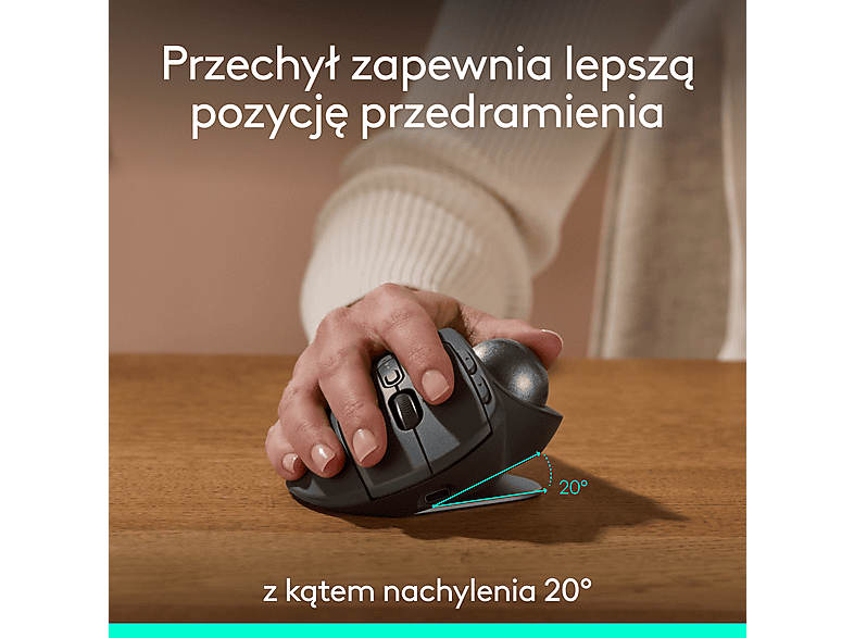 Mysz LOGITECH MX Ergo S – zdjęcie 3