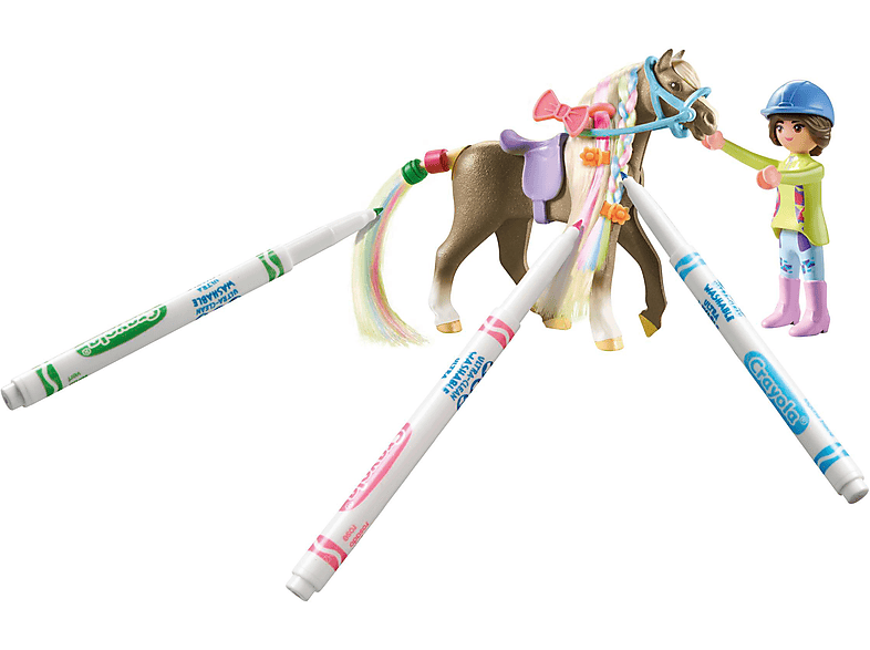 PLAYMobil 71640 Horse of Waterfall: Kreativset Pferd Stifte (5-10 Jahren); Spielset — Foto 2 von 3