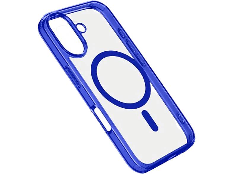 Funda - CellularLine, Para Apple iPhone16, Trasera, TPU, Azul