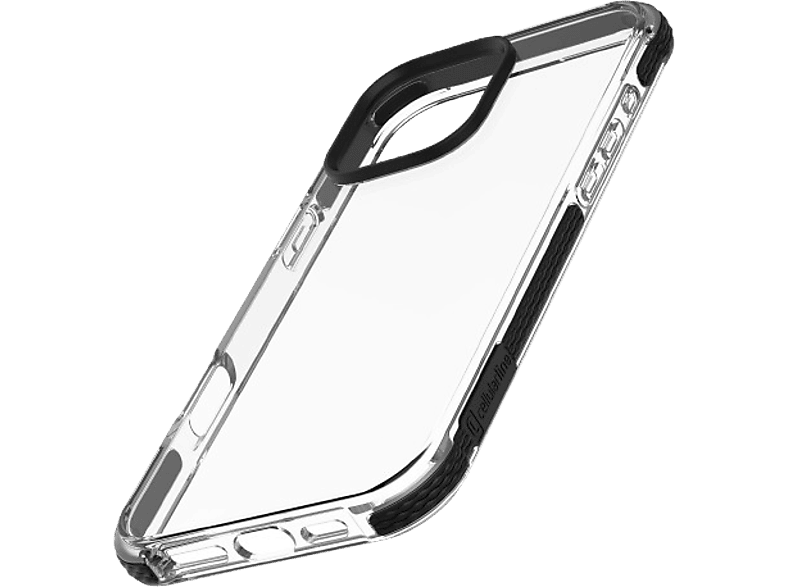 Funda - CellularLine TETRACIPH16PRO, Para Apple iPhone 16 PRO MAX, Material Versaflex™, Transparente